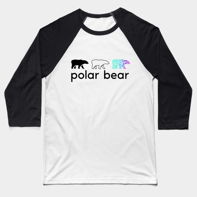 polar bear Baseball T-Shirt by ArtJourneyPro